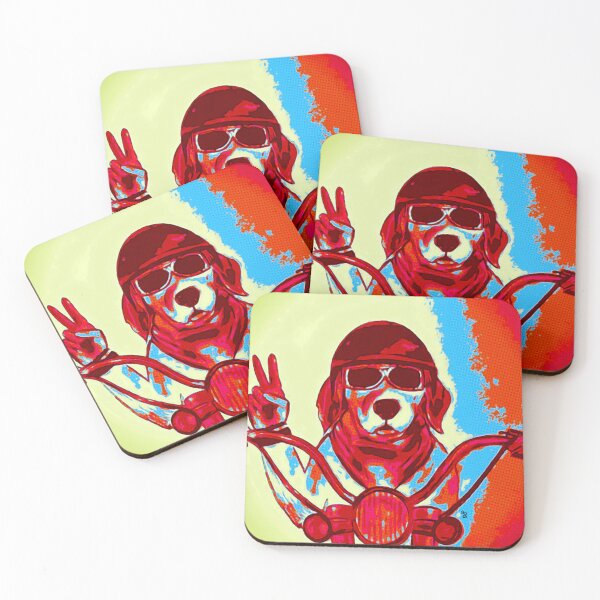 Item preview, Cool Dog on Motorcycle designed and sold by gleefulme.