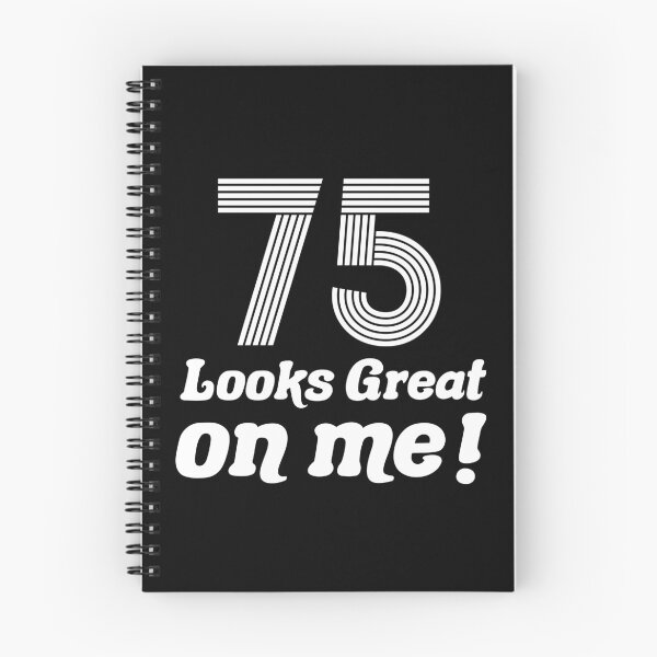 Item preview, Funny Vintage 75th Birthday (B&W) designed and sold by thepixelgarden.