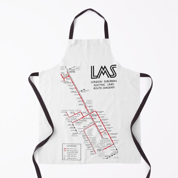 Item preview, LMS London Suburban Railways Map 1935 designed and sold by traincrewdesign.