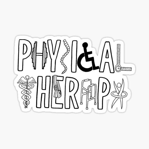 Physical Therapy Logo Sticker