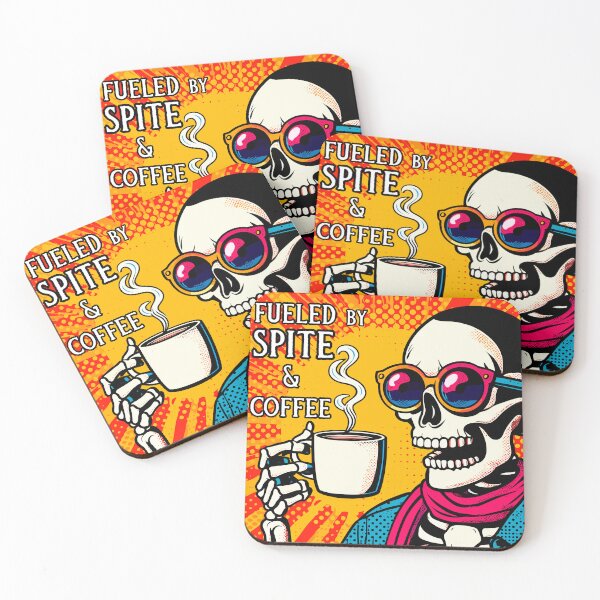 Item preview, Fueled by spite and coffee designed and sold by GlobalDesigns-.