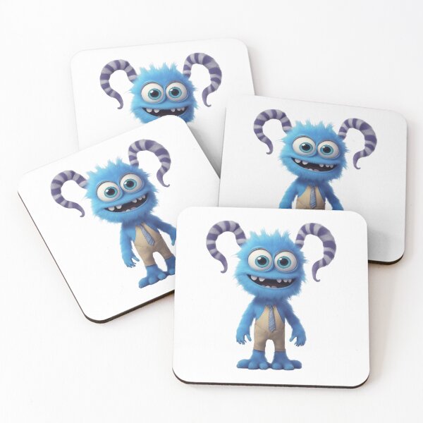 Item preview, Blue furry monster designed and sold by MyDearWorld.