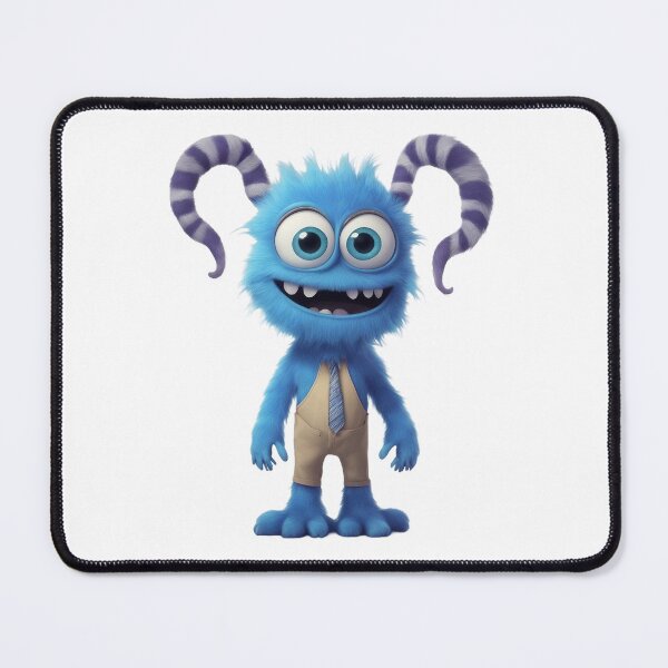 Item preview, Blue furry monster designed and sold by MyDearWorld.
