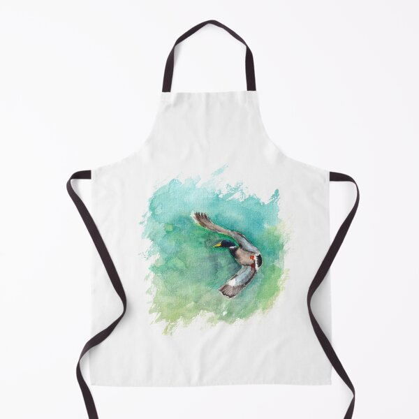 Item preview, Watercolor painting - flying duck designed and sold by ShopEvaF.