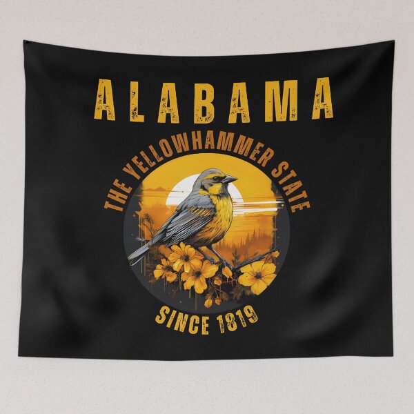 Item preview, Alabama since 1819 designed and sold by GediaPrints.