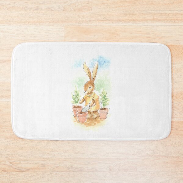 Item preview, Rabbit Gardener Watercolour designed and sold by Brett Miley.