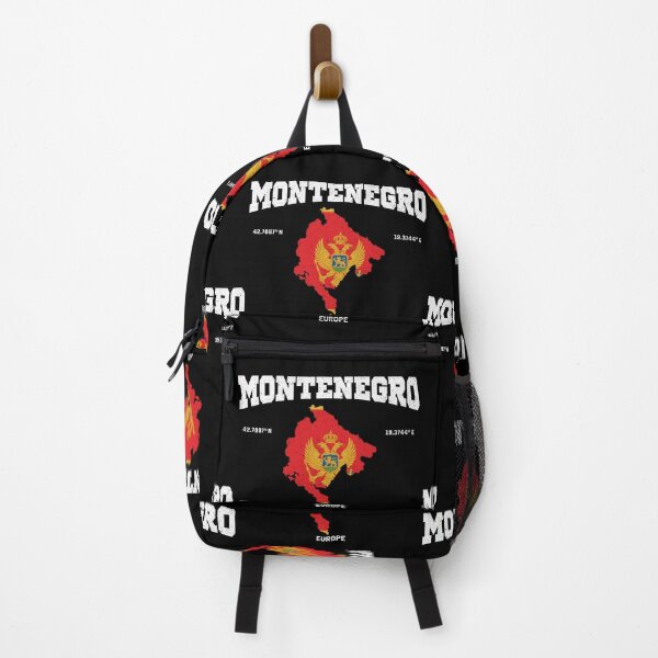 Item preview, Montenegro flag map, Montenegro coordinates, Montenegro location designed and sold by Flag Outfit.