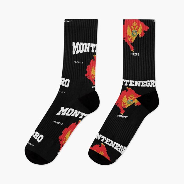 Item preview, Montenegro flag map, Montenegro coordinates, Montenegro location designed and sold by Flag Outfit.