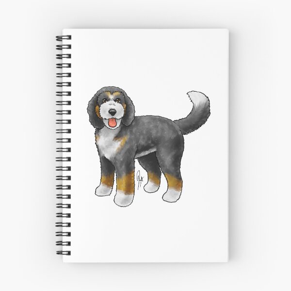 Item preview, Bernadoodle - Tricolor designed and sold by Jennifer Stolzer.