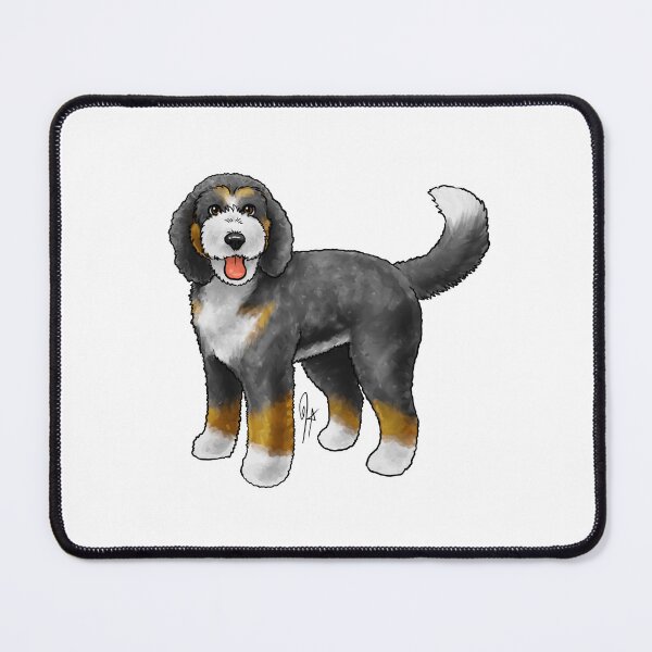 Item preview, Bernadoodle - Tricolor designed and sold by Jennifer Stolzer.