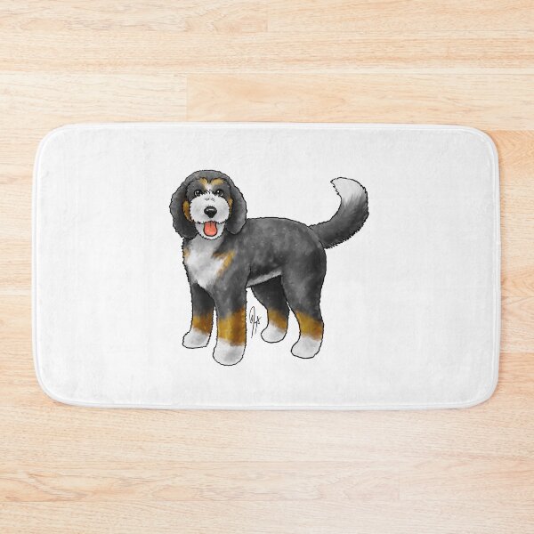 Item preview, Bernadoodle - Tricolor designed and sold by Jennifer Stolzer.