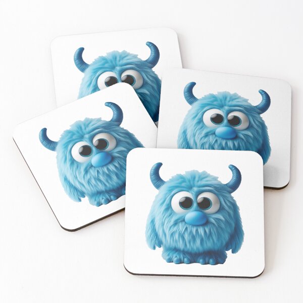Item preview, Blue furry monster designed and sold by MyDearWorld.