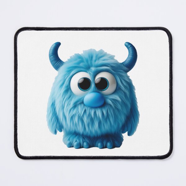 Item preview, Blue furry monster designed and sold by MyDearWorld.