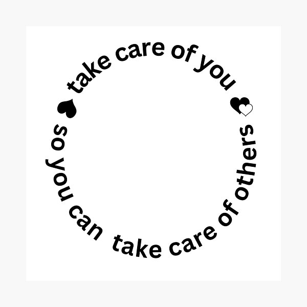 Item preview, Take Care of You and Others designed and sold by monpetitbijou.