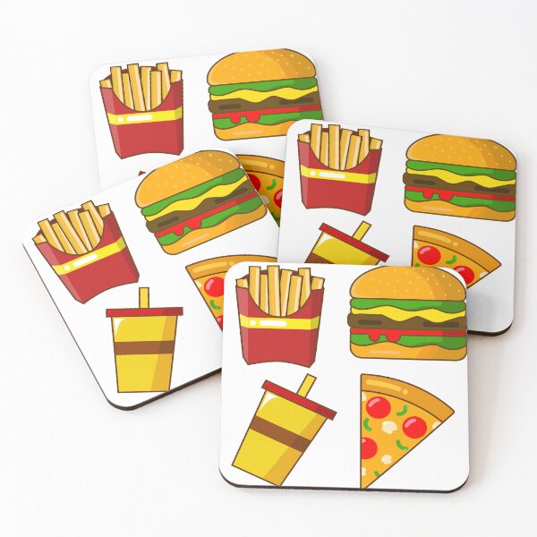 Item preview, Animated and colorful cartoon style fast food designed and sold by shennix.