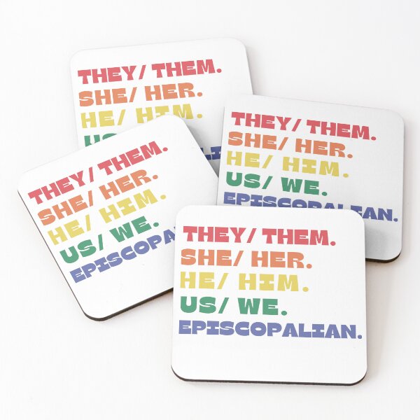 Item preview, Inclusive Pronouns Episcopalian designed and sold by OsborneCreek.