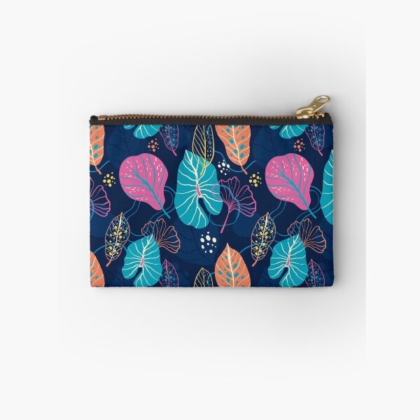 Item preview, blue violet and orange leaves designed and sold by Amperios.