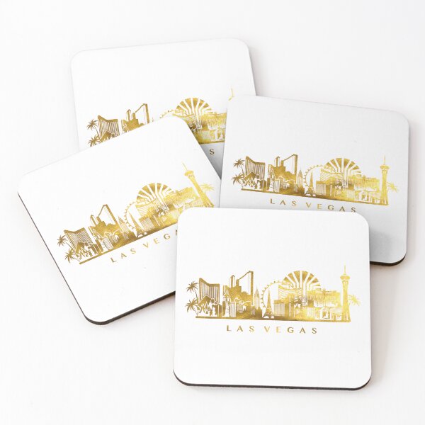 Item preview, Las Vegas Golden Skyline designed and sold by Elenia Design.