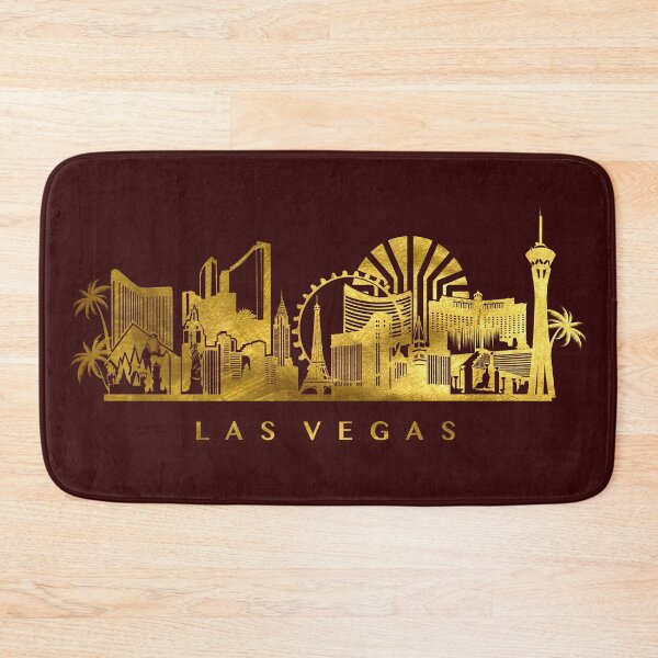 Item preview, Las Vegas Golden Skyline designed and sold by Elenia Design.