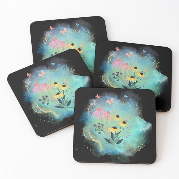 Item preview, Native Wildflowers Abstract Art designed and sold by PancakeToad.