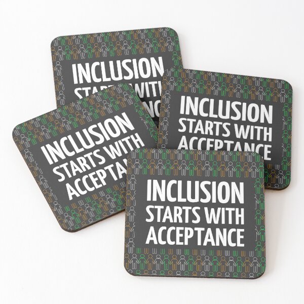 Item preview, Awareness Inclusion Starts with Acceptance designed and sold by Print-Forge.
