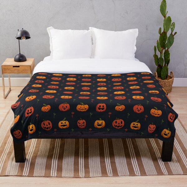 Item preview, Halloween Pumpkins Pattern designed and sold by IonDigitalArts.