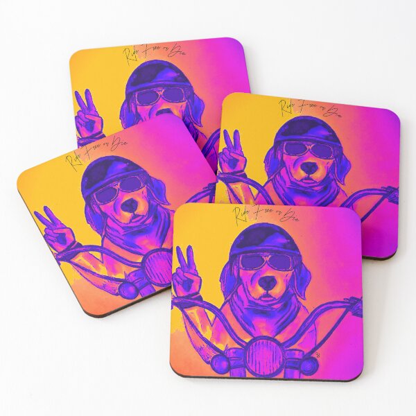 Item preview, Sunset Rider Dog on Motorcycle designed and sold by gleefulme.