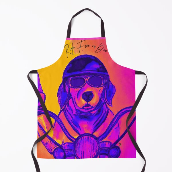 Item preview, Sunset Rider Dog on Motorcycle designed and sold by gleefulme.