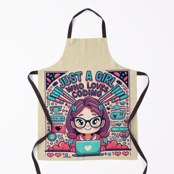 Item preview, Just A Girl Who Loves Coding Geek Coding Women designed and sold by ArtFromBeyond.
