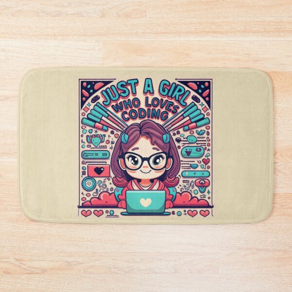 Item preview, Just A Girl Who Loves Coding Geek Coding Women designed and sold by ArtFromBeyond.