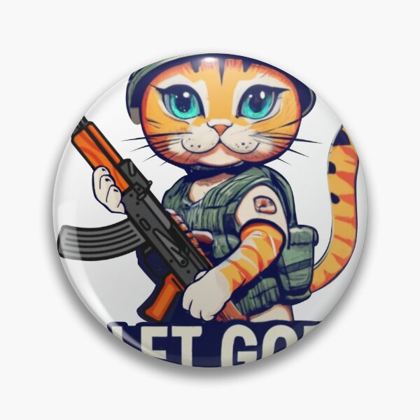 Item preview, Kitten soldier designed and sold by GustoPrints.