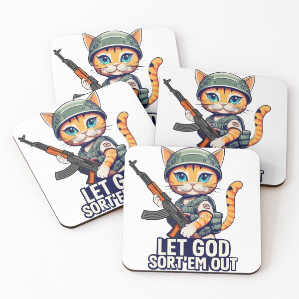 Item preview, Kitten soldier designed and sold by GustoPrints.