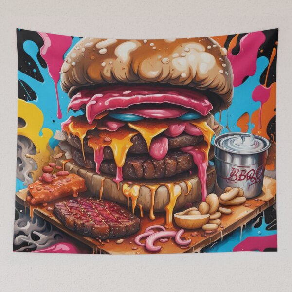 Item preview, Sizzle & Artistry: BBQ in Living Color designed and sold by javaoverride.