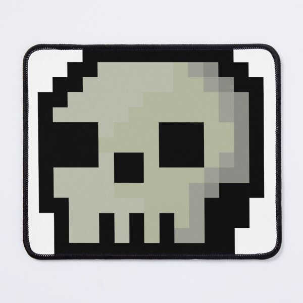 Item preview, skull pixel art designed and sold by BashPIXIE.