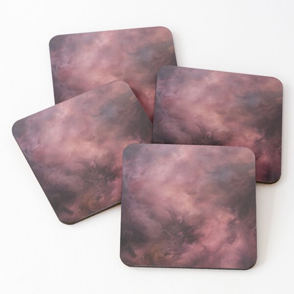 Item preview, Black and Pink Abstract Smoky Cloud designed and sold by DreamyDaisy.