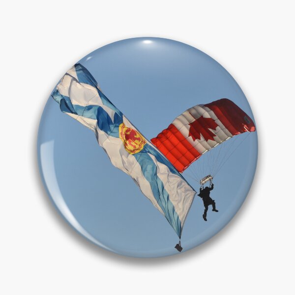 Item preview, Sky Hawks with Nova Scotia Flag designed and sold by ECPhotos.