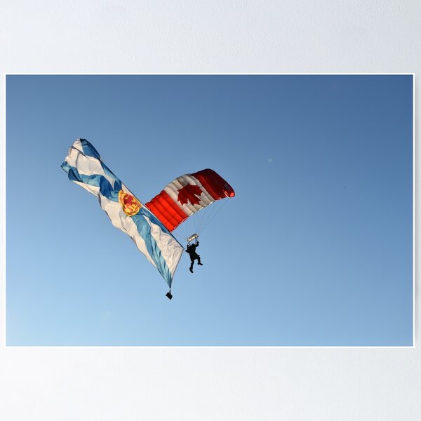 Item preview, Sky Hawks with Nova Scotia Flag designed and sold by ECPhotos.