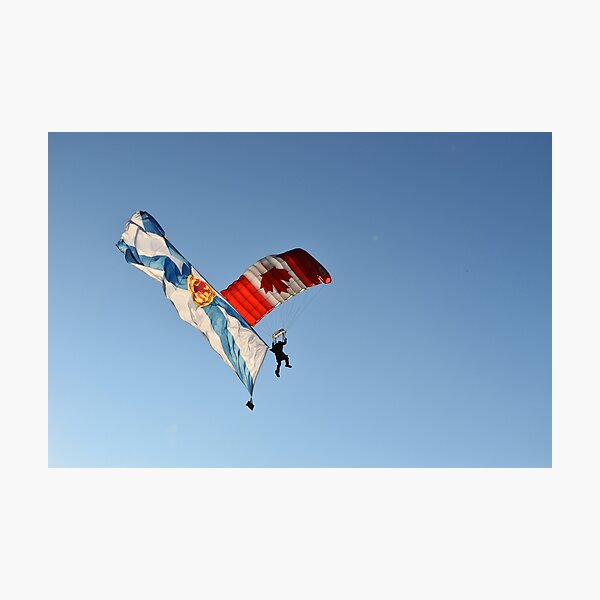 Item preview, Sky Hawks with Nova Scotia Flag designed and sold by ECPhotos.