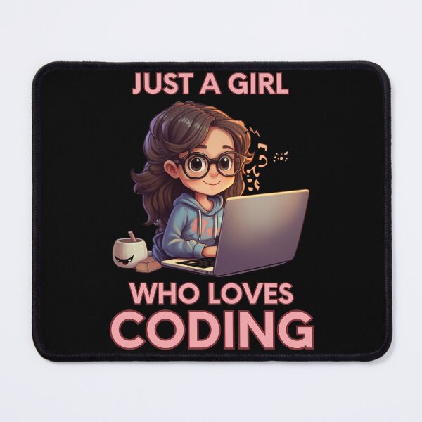 Item preview, Just A Girl Who Loves Coding Geek Coding Women designed and sold by ArtFromBeyond.