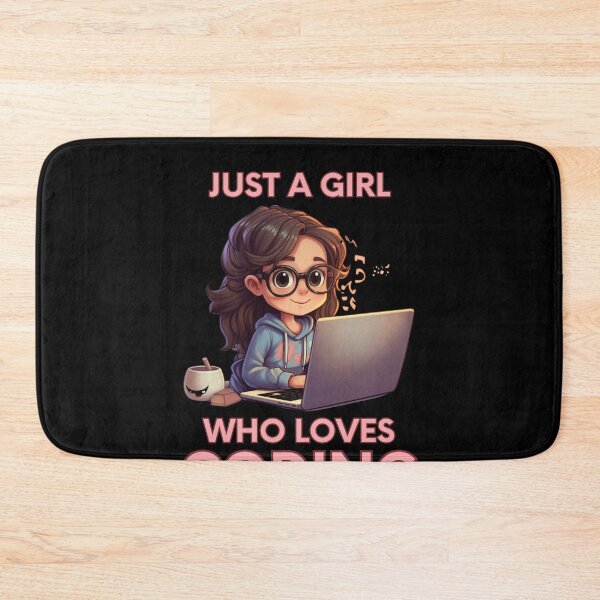 Item preview, Just A Girl Who Loves Coding Geek Coding Women designed and sold by ArtFromBeyond.