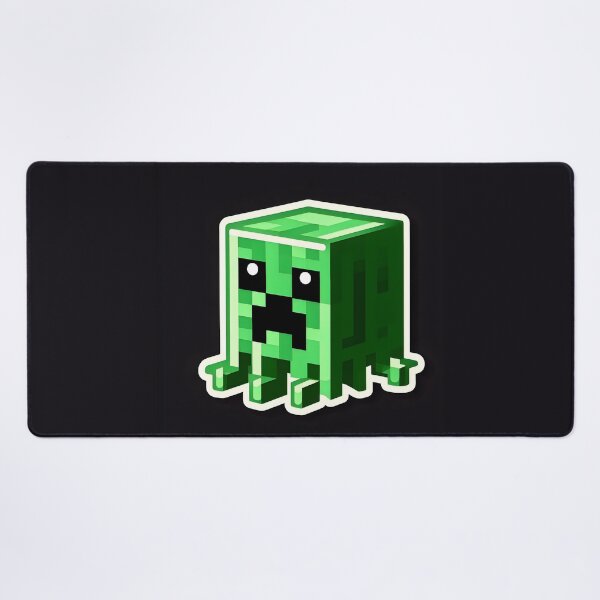 Yellow Minecraft Creeper Face Logo Minecraft Video Game Matte