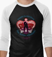 Royal Wedding Harry and Meghan 2018 Men's Baseball ¾ T-Shirt