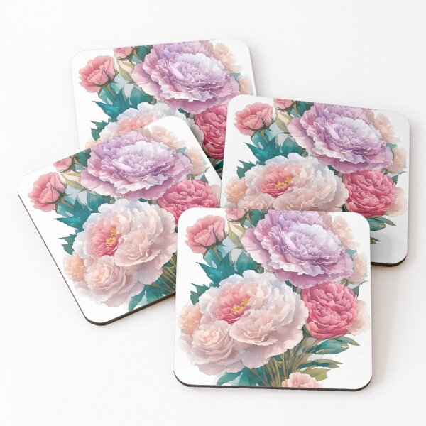 Item preview, Charming Pastel Bouquet Sticker: Enchanting 3D Vector Art (131) designed and sold by WASjourney.