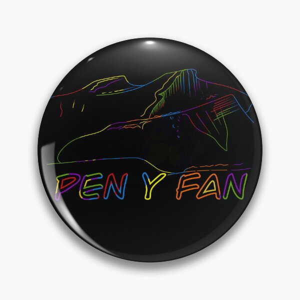 Item preview, Colourful Pen Y Fan national park Brecon Beacons hiking  designed and sold by SoulTrekking.
