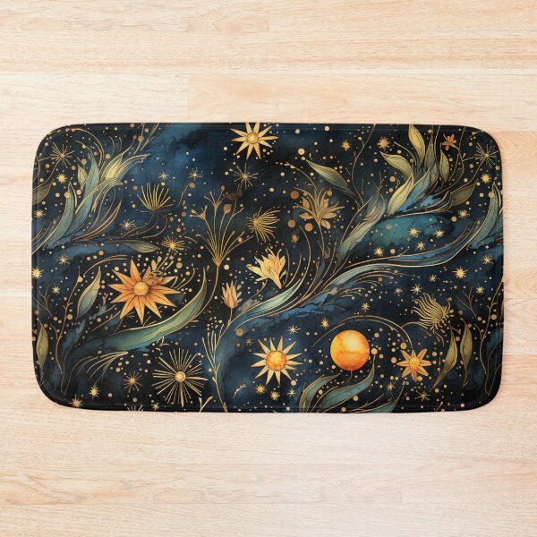 Item preview, Celestial Golden Flowers designed and sold by tivaslove.