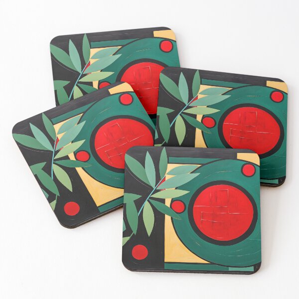 Item preview, Olive Branch Harmony- Fauvist and Cubist Reverie in Abstract Elegance AI Generated designed and sold by OlfactoART Studio.
