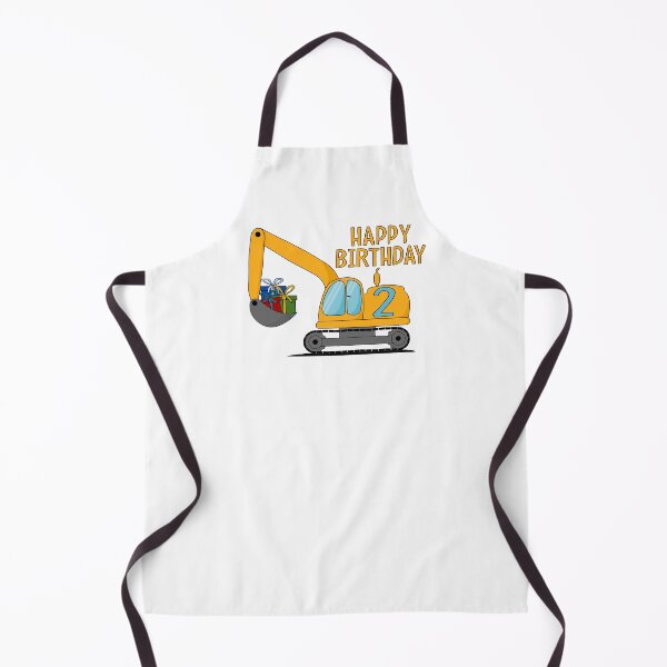 Item preview, Excavator Happy Birthday 2 Yellow designed and sold by emeksedesign.
