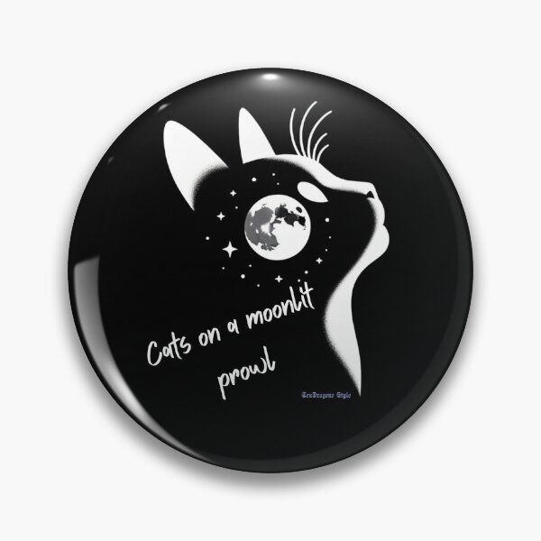 Item preview, Cat Gazing at the Moon Design designed and sold by shinjino83.