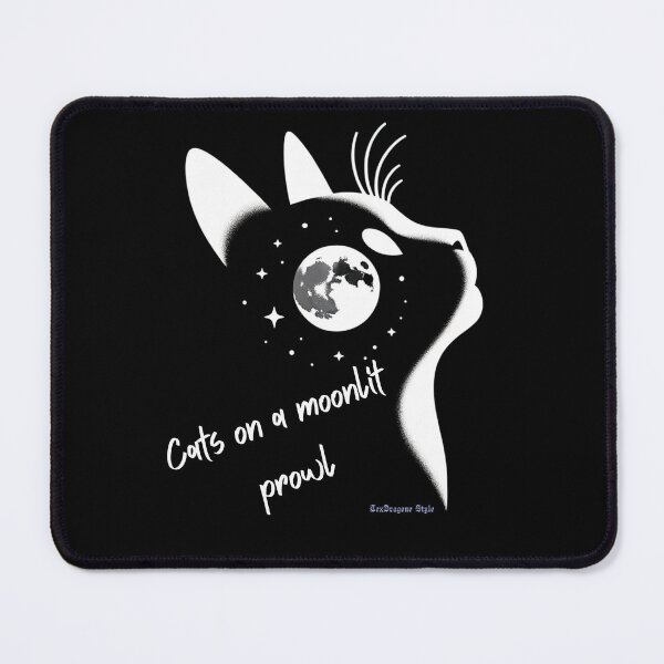 Item preview, Cat Gazing at the Moon Design designed and sold by shinjino83.