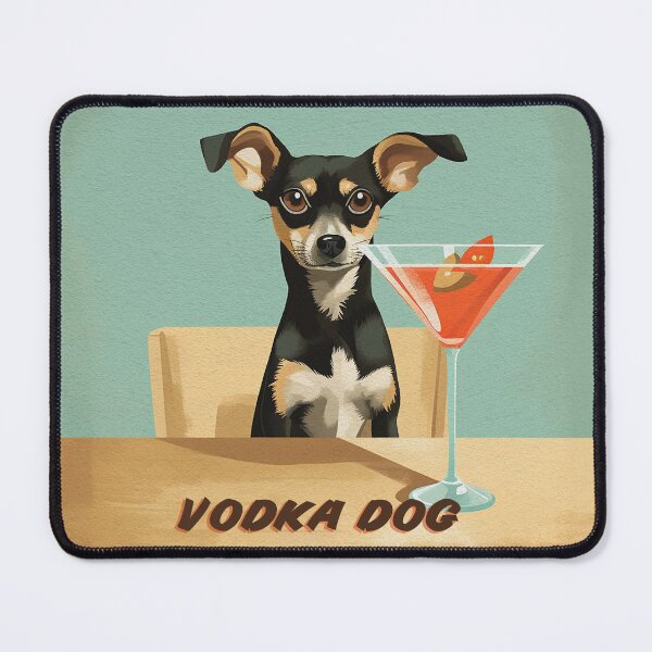 Artikelvorschau, Wodka Dog – Hund mit einem Cocktail entworfen und verkauft von Vodka Brands Corp Stock Symbol VDKB.